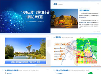 “光谷云村”創(chuàng)新生態(tài)谷建設(shè)方案匯報(bào)PPT 項(xiàng)目匯